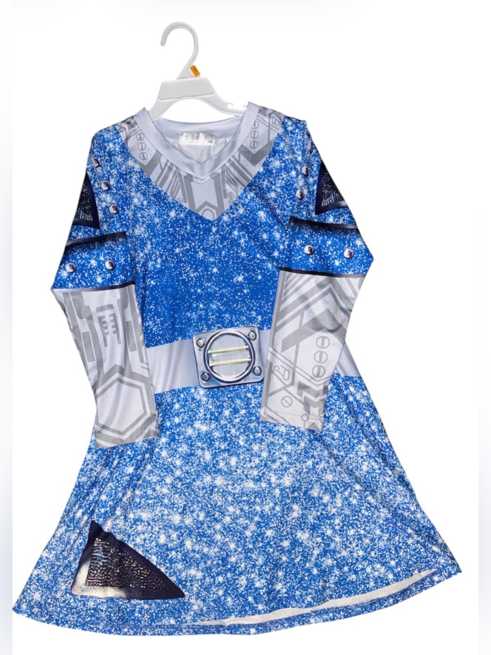 Disney Zombies Blue Space Warrior Kids Costume Dress
